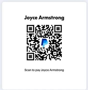 PayPal QR code — scan to pay Joyce Armstrong